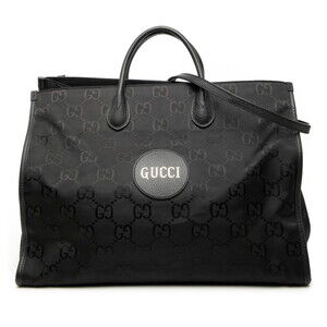 GUCCI Black Leather Shoulder Bag